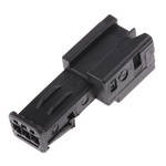 TE Connectivity, Micro Quadlok System Automotive Connector Plug 3 Way, Crimp Termination