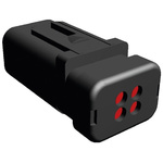 TE Connectivity, AMPSEAL 16 Automotive Connector Plug 4 Way