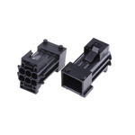 TE Connectivity, Junior Power Timer Automotive Connector Plug 6 Way, Solder Termination
