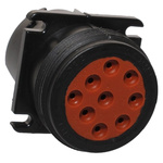 Delphi, HES Automotive Connector Plug 9 Way, Crimp Termination