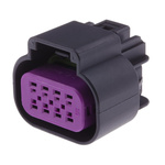 Delphi, GT 150 Automotive Connector Socket 8 Way, Crimp Termination