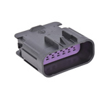 Delphi, GT 150 Automotive Connector Plug 14 Way, Crimp Termination