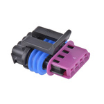 Delphi, GT 150 Automotive Connector Socket 4 Way, Crimp Termination