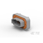 TE Connectivity, DTM Automotive Connector Plug 12 Way, Solder Termination