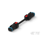 TE Connectivity, DT Automotive Connector Female to Female 2 Way, Crimp Termination