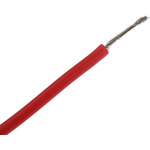 RS PRO Tinned Copper Test Lead Wire 1 mm² CSA 500 V, 19 A, Red Silicone, 332 Strands ,Length 5m