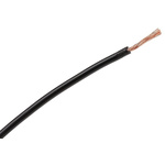 RS PRO Unshielded Test Lead Wire 0.5 mm² CSA 500 V, Black PVC, 100 Strands ,Length 5m