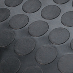 COBA Black Anti-Slip PVC Mat With Solid Surface Finish 10m (Length) 1.2m (Width) 2.5mm (Thickness)
