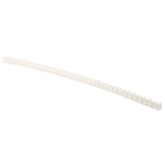 RS PRO White Slotted Flexible Panel Trunking - Flexible Slot, W9 mm x D11mm, L0.5m, Polypropylene