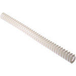 RS PRO White Slotted Flexible Panel Trunking - Flexible Slot, W30 mm x D30mm, L0.5m, Polypropylene