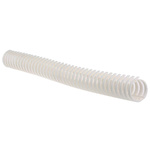 RS PRO White Slotted Flexible Panel Trunking - Flexible Slot, W40 mm x D40mm, L0.5m, Polypropylene