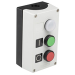 Siemens Enclosed Push Button - SPDT, Plastic, Green, Red, White, IP66, IP67, IP69, IP69K