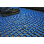 COBA Black Anti-Slip PVC Mat With Holes Surface Finish 5m (Length) 0.6mm (Width) 12mm (Thickness)