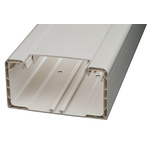 RS PRO White Parapet Trunking, W110 mm x D70mm, L2m, PVC