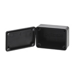 Black ABS Potting Box With Lid, 34 x 24 x 16mm