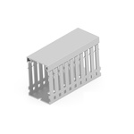 PVC Cable Trunking Accessory, 40 x 60mm