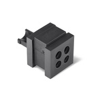 HellermannTyton Thermoplastic Elastomer Cable Trunking Accessory, 20 x 21 x 21mm, VarioPlate Cable Entry System