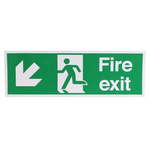 Vinyl FIRE EXIT, Fire Exit, English, Exit Sign