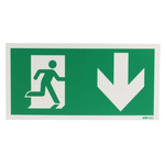 PVC FIRE EXIT,  With Pictogram Only, Exit Sign