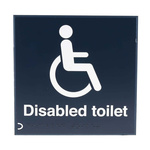 RS PRO Tactile Sign: Disability Access None. None Text, Self-Adhesive Plastic, 150 x 150mm