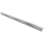 RS PRO Grey Slotted Panel Trunking - Open Slot, W40 mm x D60mm, L1m, PVC