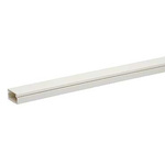 RS PRO White Mini Trunking - Closed Slot, W25 mm x D16mm, L2m, PVC