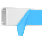 RS PRO White Mini Trunking Self-Adhesive - Closed Slot, W25 mm x D16mm, L2m, uPVC