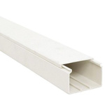 Planet-Wattohm Viadis White Industrial Trunking - Closed Slot, W90 mm x D40mm, L2m, PVC