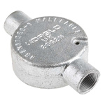 RS PRO Through Box, Conduit Fitting, 20mm Nominal Size, Steel