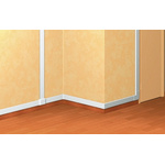 Legrand DL Plus White Trunking - Closed Slot, W60 mm x D20mm, L2.1m, PVC
