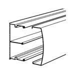Planet-Wattohm Keva White Mini Trunking - Closed Slot, W32 mm x D15mm, L2.1m, PVC