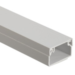 Schneider Electric SA White Mini Trunking Self-Adhesive - Closed Slot, W25 mm x D16mm, L3m, uPVC