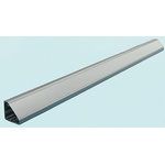 Schneider Electric CV Grey Bench Trunking - Closed Slot, W100 mm x D100mm, L2m, Aluminium