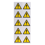 RS PRO Self-Adhesive Symbol Hazard & Warning Label