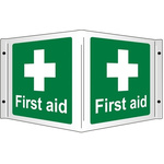 RS PRO, First Aid-Text, English First Aid Sign