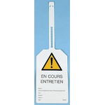 Brady PVC Safety Labels, En Cours Entretien-Text 145 mm x 85mm