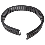 Igus 7, e-chain Black Cable Chain - Flexible Slot, W57 mm x D15mm, L1m, 38 mm Min. Bend Radius, Igumid G