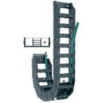Igus E300, e-chain Black Cable Chain - Flexible Slot, W170 mm x D64mm, L1m, 150 mm Min. Bend Radius, Igumid NB