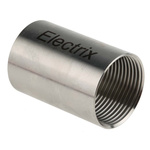 RS PRO Coupler, Conduit Fitting, 25mm Nominal Size, 316 Stainless Steel, Silver
