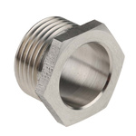 RS PRO Male Bush, Conduit Fitting, 20mm Nominal Size, 316 Stainless Steel, Silver