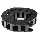 Igus 200, e-chain Black Cable Chain - Flexible Slot, W54 mm x D35mm, L1m, 75 mm Min. Bend Radius, Igumid G
