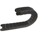 Igus 167, e-chain Black Cable Chain - Flexible Slot, W75 mm x D50mm, L1m, 150 mm Min. Bend Radius, Igumid G