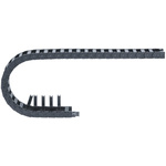 Igus 3400, e-chain Black Cable Chain - Flexible Slot, W115 mm x D45mm, L1m, 125 mm Min. Bend Radius, Igumid G