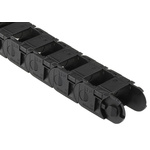 Igus B15i, e-chain Black Cable Chain - Flexible Slot, W36 mm x D23mm, L1m, 38 mm Min. Bend Radius, Igumid G