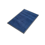 COBA COBAwash Anti-Slip, Door Mat, Carpet, Indoor Use, Black/Blue, 600mm 850mm 9mm