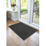 COBA COBAwash Anti-Slip, Door Mat, Carpet, Indoor Use, Black/Grey, 850mm 1.2m 9mm