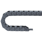 Igus 6, e-chain Black Cable Chain - Flexible Slot, W37 mm x D10.5mm, L1m, 28 mm Min. Bend Radius, Igumid G