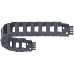 Igus 10, e-chain Black Cable Chain - Flexible Slot, W26 mm x D23mm, L1m, 28 mm Min. Bend Radius, Igumid G