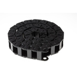 Igus 10, e-chain Black Cable Chain - Flexible Slot, W36 mm x D23mm, L1m, 28 mm Min. Bend Radius, Igumid G