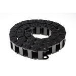 Igus 10, e-chain Black Cable Chain - Flexible Slot, W36 mm x D23mm, L1m, 48 mm Min. Bend Radius, Igumid G